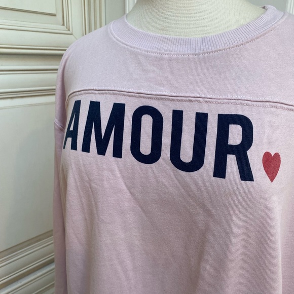 Sundry Amour Cozy Light Pink Sweatshirt size 3 Large - Picture 5 of 8